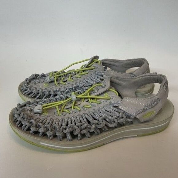 Keen Uneek Round Cord Bungee Sport Sandal Women Size 10 Rock Gray - Picture 9 of 14